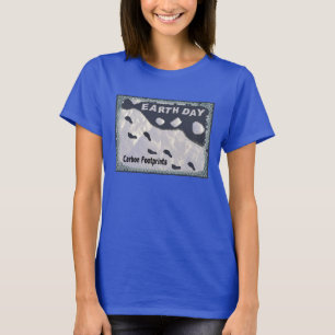 Dag van de Aarde - Carbon Footprints T-shirt