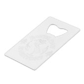 Dag van de Aarde Creditkaart Flessenopener (Achterkant Gekanteld)