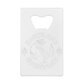 Dag van de Aarde Creditkaart Flessenopener (Achterkant)