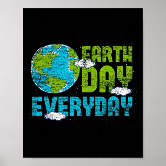 Dag van de Aarde Dag Dag Dag Dag Dag Dag Dag Dag D Poster (Voorkant)
