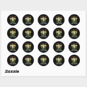Dag van de Aarde Dag Elke Dag 53ste Dag van de Aar Ronde Sticker (Vel)