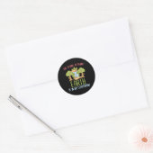 Dag van de Aarde Dag Elke Dag 53ste Dag van de Aar Ronde Sticker (Envelop)