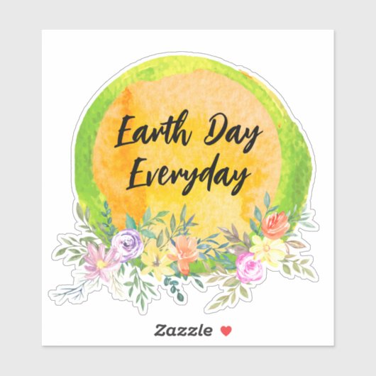 Dag van de Aarde, Dagelijkse Sticker (Vel)