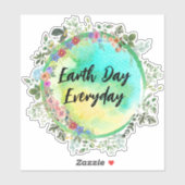 Dag van de Aarde, Dagelijkse Sticker (Vel)