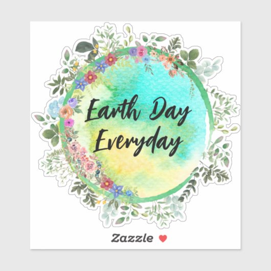 Dag van de Aarde, Dagelijkse Sticker (Vel)