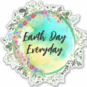 Dag van de Aarde, Dagelijkse Sticker (Voorkant)