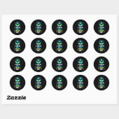 Dag van de Aarde - Dagelijkse Uitrusting voor Dag  Ronde Sticker (Vel)