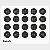 Dag van de Aarde De drie R's reduceren Hergebruik Ronde Sticker (Vel)