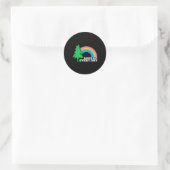 Dag van de Aarde Elke dag 1 Ronde Sticker (Tas)