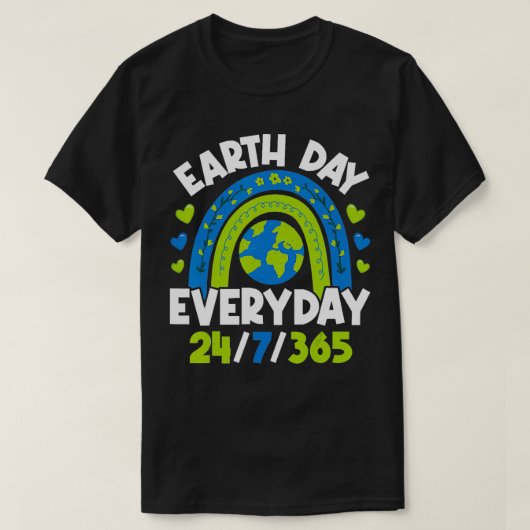 Dag van de Aarde Elke dag 247365 Leerkrachten 2022 T-shirt (Design voorkant)