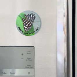 Dag van de Aarde Elke dag Blauwe Wave Butterfly Fo Magneet