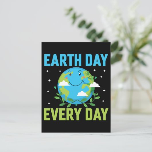 Dag van de Aarde Elke dag Briefkaart (Staand voorkant)