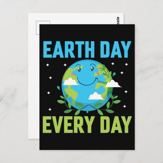 Dag van de Aarde Elke dag Briefkaart (Voorkant / Achterkant)