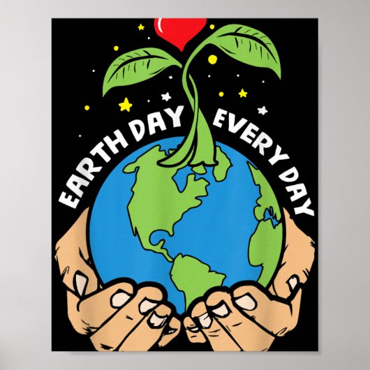 Dag van de Aarde elke dag - Climate Strike & Camp; Poster (Voorkant)