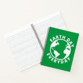 Dag van de Aarde Elke dag - Dag van de Aarde Notitieboek (Binnen)