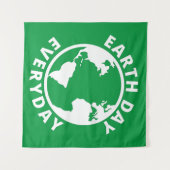 Dag van de Aarde Elke dag - Dag van de Aarde Wandkleed (Voorkant (horizontaal))