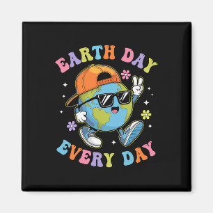 Dag van de Aarde Elke Dag Funny Earth Day 2025 Kin Magneet
