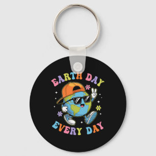 Dag van de Aarde Elke Dag Funny Earth Day 2025 Kin Sleutelhanger