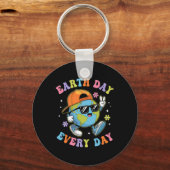 Dag van de Aarde Elke Dag Funny Earth Day 2025 Kin Sleutelhanger (Voorkant)