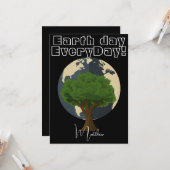 dag van de aarde elke dag , ga groene , elegante k kaart (Voorkant / Achterkant in situ)