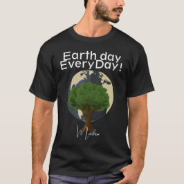 dag van de aarde elke dag , ga groene , elegante k t-shirt
