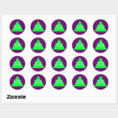 Dag van de Aarde elke dag het MUSEUM Zazzle gesche Ronde Sticker (Vel)