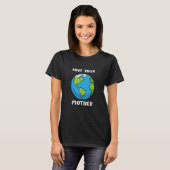 Dag van de Aarde Elke dag houdt van je moederplane T-shirt (Voorkant volledig)