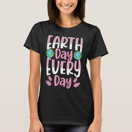 Dag van de Aarde Elke dag Inspirerend Ac T-shirt (Voorkant)
