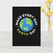 Dag van de Aarde Elke dag Kaart (Gele Bloem)