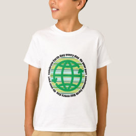 Dag van de Aarde elke dag Kinderen Hemden T-shirt