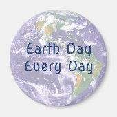 Dag van de Aarde Elke Dag Magnet (Voorkant)