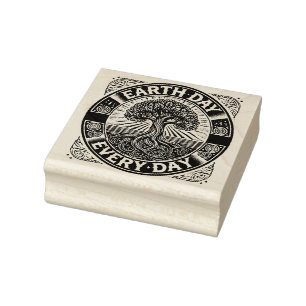 Dag van de Aarde Elke dag Natuur Lovers Rubberstempel