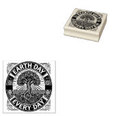 Dag van de Aarde Elke dag Natuur Lovers Rubberstempel (Gestempeld)