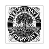 Dag van de Aarde Elke dag Natuur Lovers Rubberstempel (Afrduk)