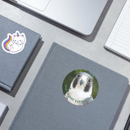 Dag van de Aarde Elke dag Peregrine Falcon Foto Ronde Sticker