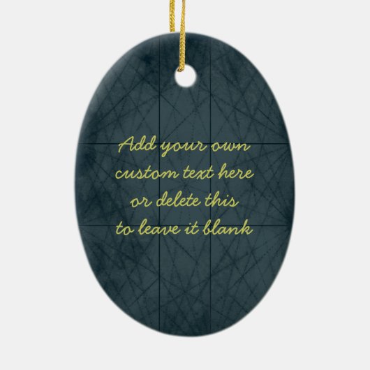 Dag van de Aarde Elke dag Persoonlijk Keramisch Ornament (Achterkant)