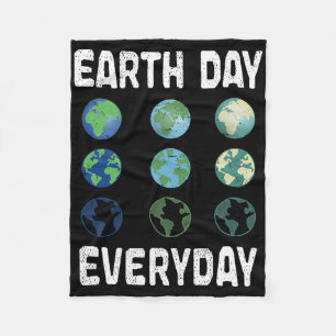Dag van de Aarde Elke dag Planet Jubileum Dag van Fleece Deken