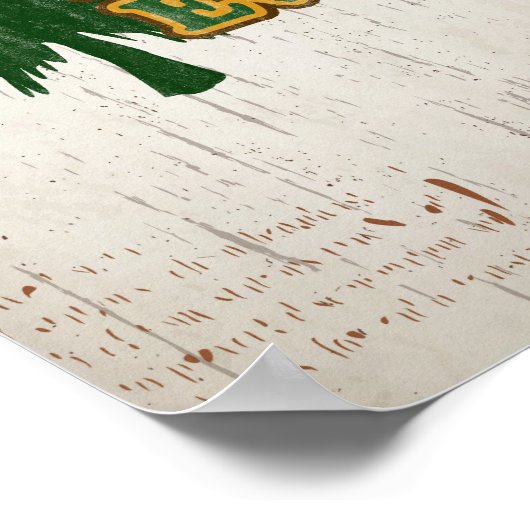 Dag van de Aarde elke dag, Regenboog van de Retro Poster (Hoek)