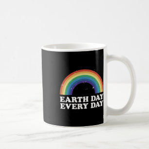 Dag van de Aarde Elke dag Regenbooggracht bespaar Koffiemok