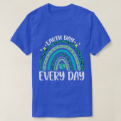 Dag van de Aarde Elke dag Regenboogluipaard Dag va T-shirt (Design voorkant)