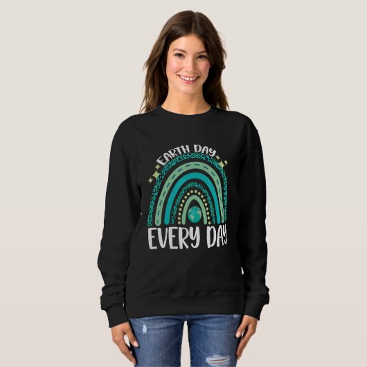 Dag van de Aarde Elke dag Regenboogluipaard Dag va Trui (Voorkant volledig)