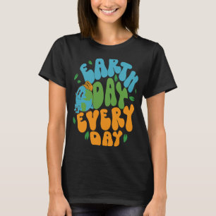 Dag van de Aarde Elke dag Retro Groovy 53rd Annive T-shirt
