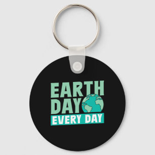 Dag van de Aarde elke dag Save Natuur Conservation Sleutelhanger