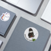 Dag van de Aarde Elke dag Tiger Longende Butterfly Ronde Sticker