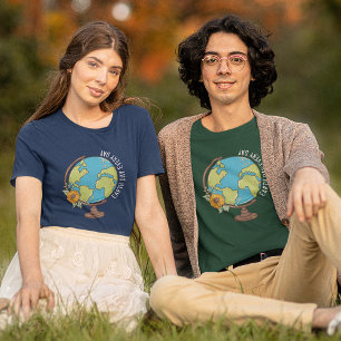 Dag van de Aarde Elke dag Wereld Wereldbol T-shirt