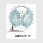 Dag van de Aarde Elke Pinguïn Sticker (Vel)