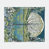 Dag van de Aarde Fleece Deken (Voorkant (Horizontaal))