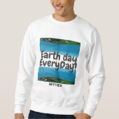 dag van de aarde, ga groen, kunst eenvoudige elega trui (Voorkant)