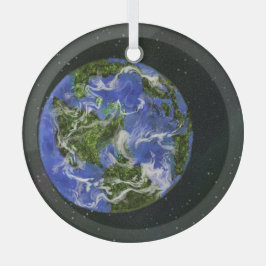Dag van de Aarde Glas Ornament