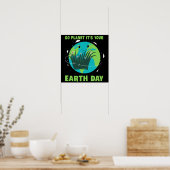 Dag van de Aarde: Go Planet Het is jouw Dag van de Poster (Keuken)